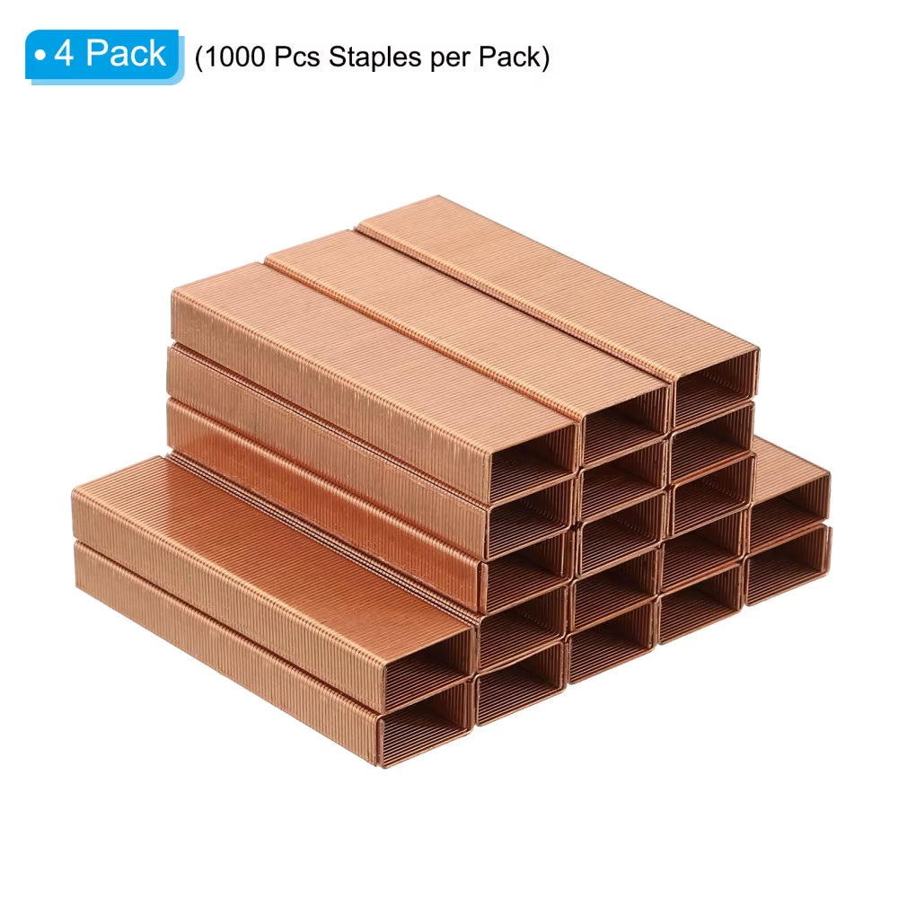 Portable Mini Stapler Set for 24/6 and 26/6 Staples - Stylish Office Supplies for Paper Binding