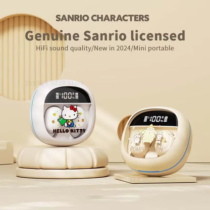 TWS M41 Hello Kitty Wireless Earbuds with Bluetooth 5.4, My Melody Sport HIFI Sound Gaming Headphones, Anime-Inspired Design