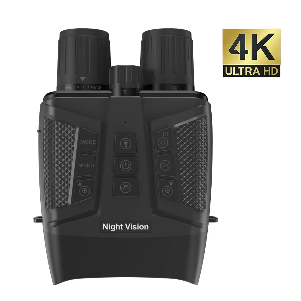 600M Night Vision Binoculars with 4K HD Infrared and 8X Digital Zoom for Outdoor Activities such as Bird Watching, Camping, and Hunting