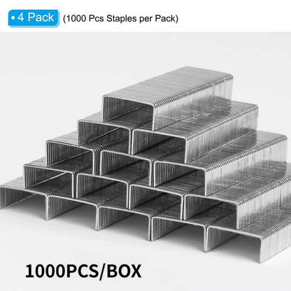 Portable Mini Stapler Set for 24/6 and 26/6 Staples - Stylish Office Supplies for Paper Binding