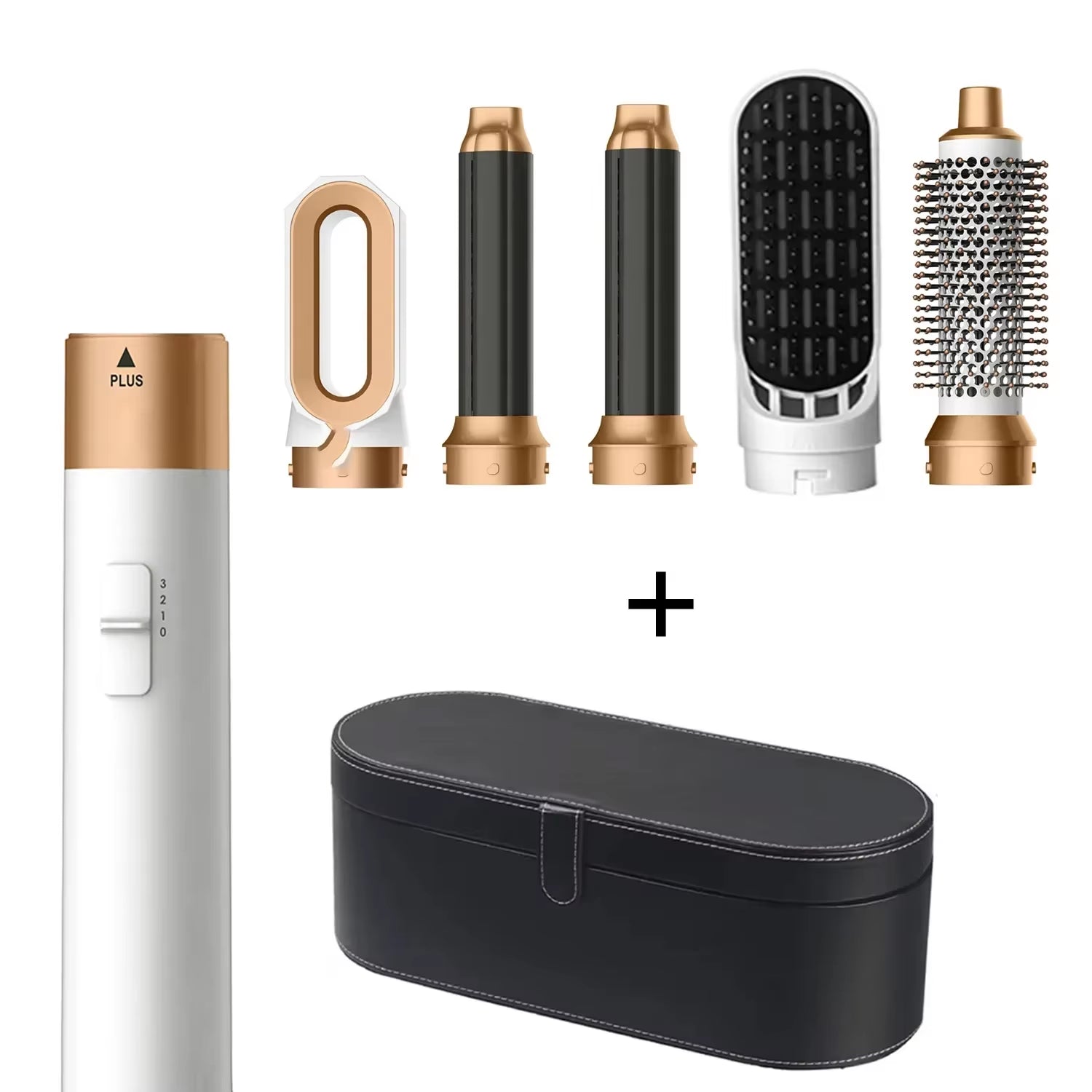 5 in 1 Multifunctional Hair Dryer Straightener Curling Iron Curling Iron with Brush Hot Air Comb Styling Set